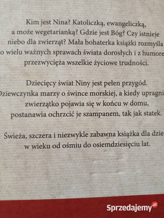 Nina książki prezenty dziecięce Warszawa Beletrystyka, powieści