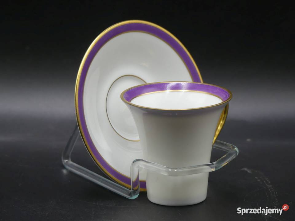 Zjawiskowa elegancka mokka Hutschenreuther stan wielkopolskie Poznań