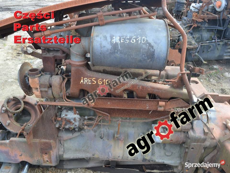 Renault Ares 610 części skrzynia biegów oś Byków