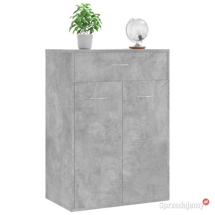 vidaXL Szafka na buty szarość betonu 60x35x84 mazowieckie Warszawa
