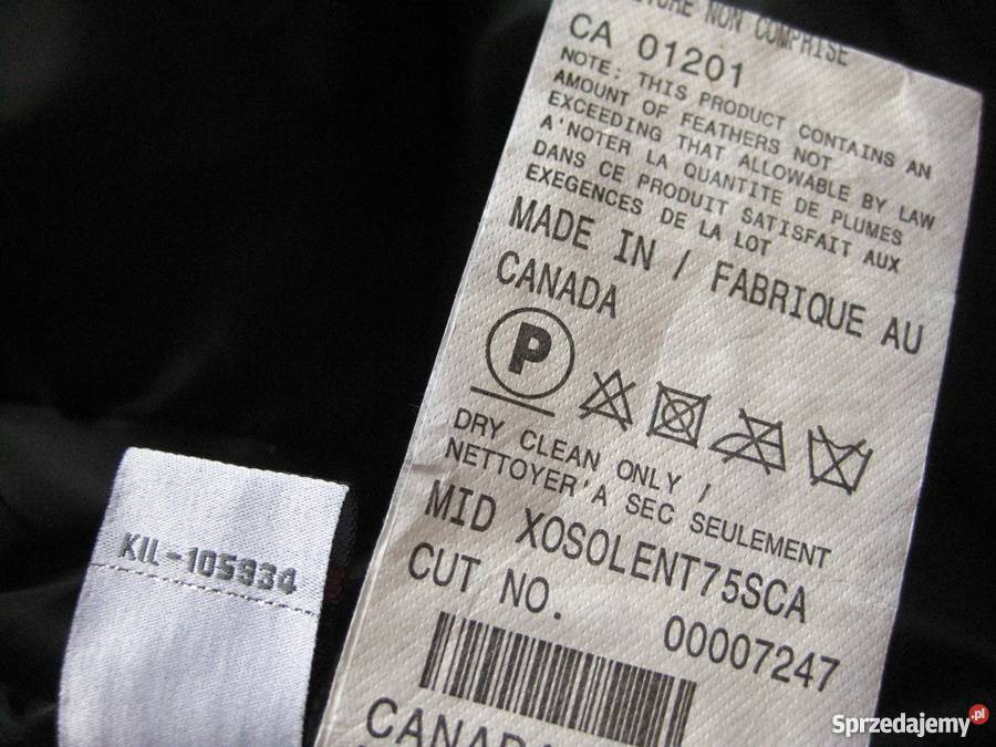 CANADA GOOSE KENSINGTON PARKA S Płaszcz zimowy mazowieckie sprzedam