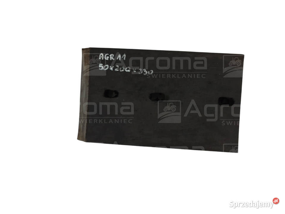 Zestaw lemieszy gumowych do pługa PU1700 Świerklaniec