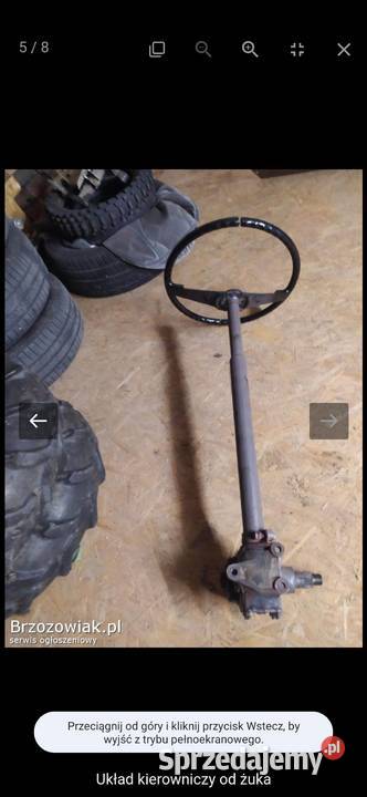 Układ kierowniczy żuka Lubatówka