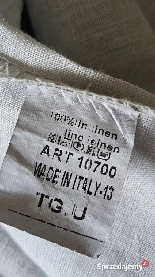 100 len włoska tunika bluzka rozmiar uniwersalny Inny materiał Lublin sprzedam