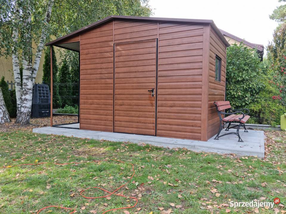 Garaż Blaszany z otwartą przestrzeniąWiata 30m2 Drawsko Pomorskie