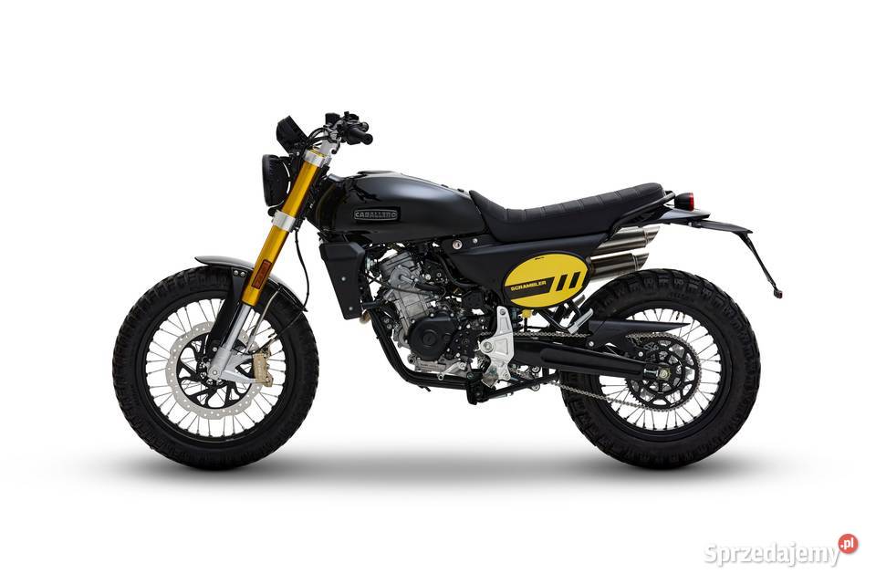 Fantic Caballero 125 Scrambler czarny model 2026 zachodniopomorskie Szczecin