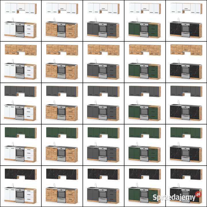 Kuchnia Modułowa Nowoczesna Mała Z Blatem 2m warmińsko-mazurskie Elbląg