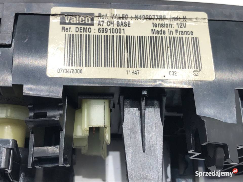 PANEL STEROWANIA NAWIEWU PEUGEOT 207 Hatchback podkarpackie