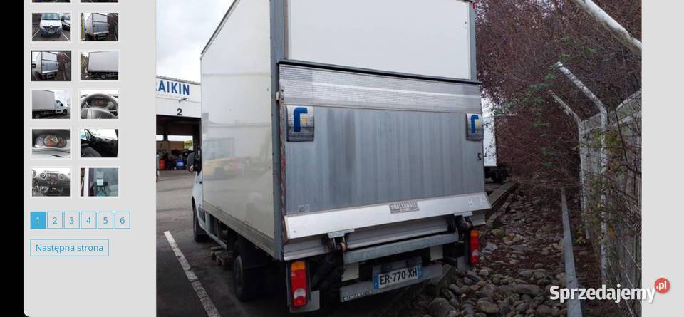 4x4 Master 165 DCI izoterma z windą sprzedam
