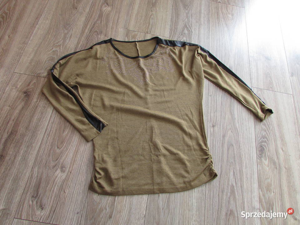 bluzka swetr typ nietoperz 40 L musztardowy Rozmiar 40(L) sprzedam