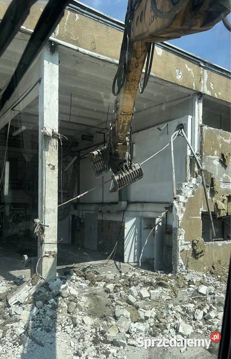 Rozbiórka domu stodoły kompleksowo Rozbiórki i wyburzenia