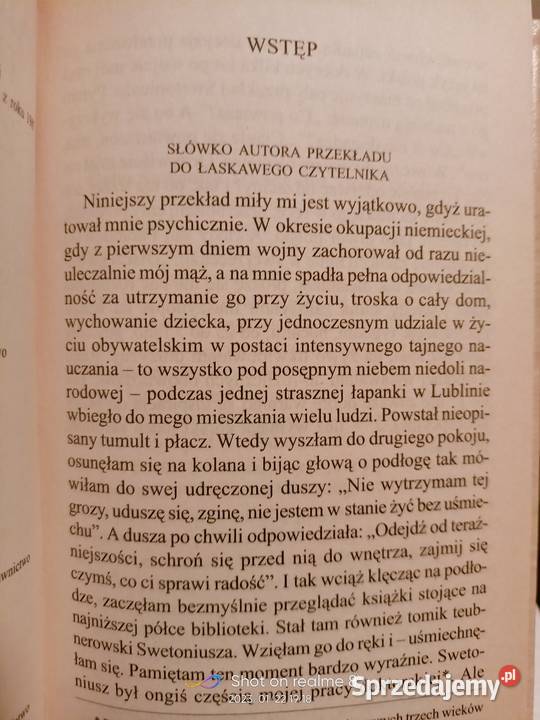 Żywoty Cezarów Swetoniusz książki Warszawa sprzedam