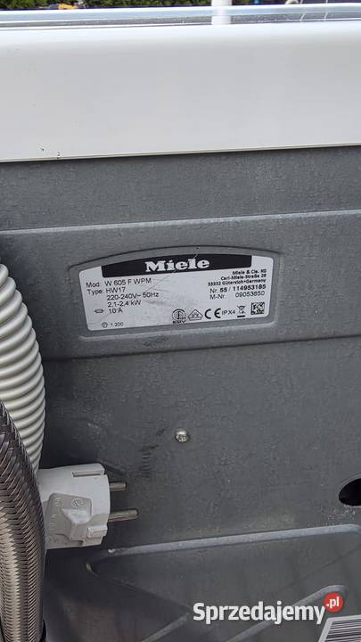 Pralka Miele W 605 F WPM ładowana góry 55 1200 Wrocław sprzedam