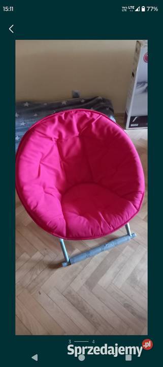 Fotel skladany 2razy uzyty Łódź