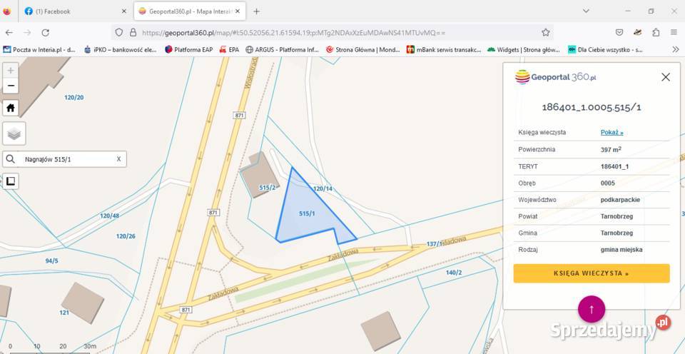 Działka w Nagnajowie drodze TarnobrzegMielec