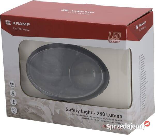 Lampa bezpieczeństwa LED niebieska 10W 250lm Kamionna