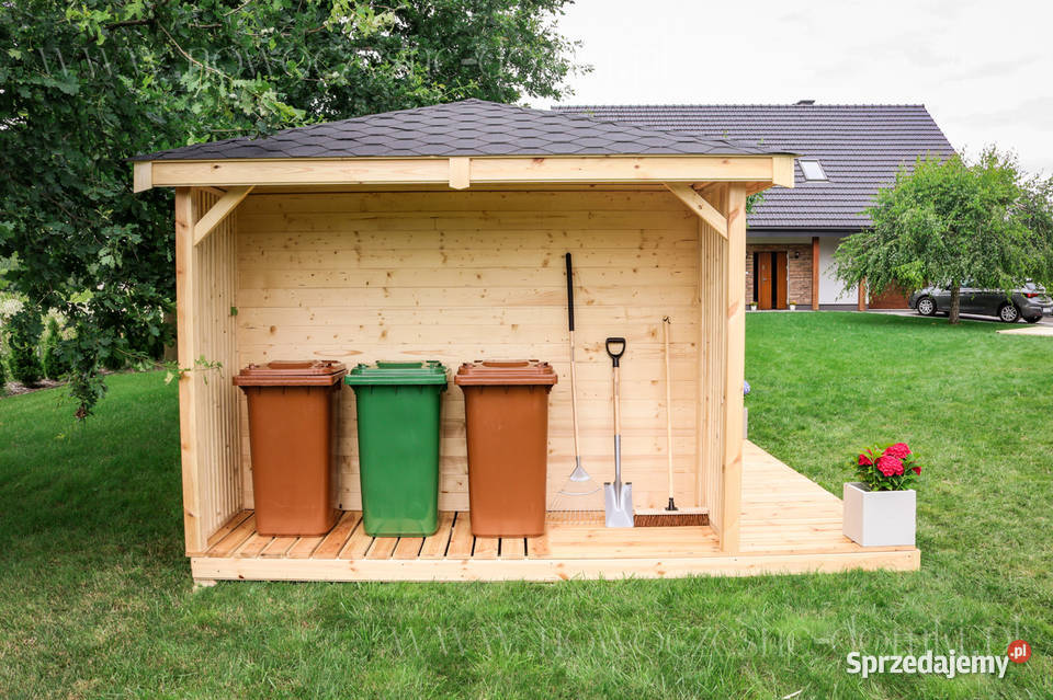 Drewniany domek ogrodowy Arezzo 1 wym 4x3m