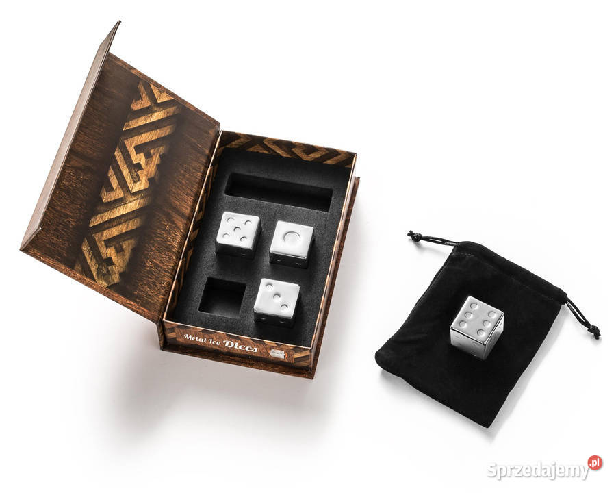 Metalowe kości do drinków Wieliczka sprzedam