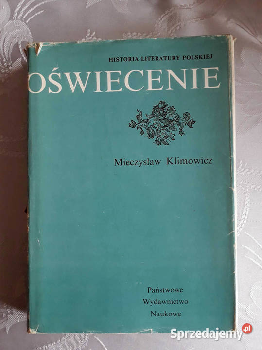 Oświecenie Mieczysław Klimowicz Książki naukowe i popularnonaukowe Kultura i Rozrywka Kielce