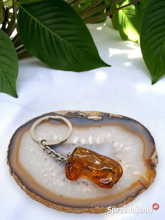 Brelok z bursztynu BURSZTYN BAŁTYCKI breloczek Warszawa