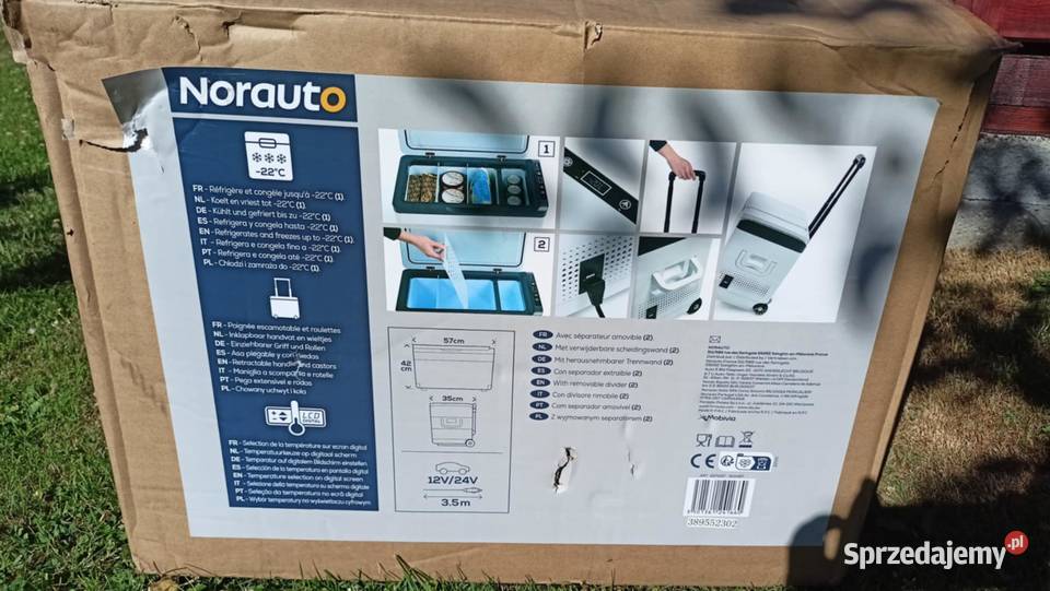 Lodówka kompresorowa do auta Norauto 28L 1224V Rybarzowice