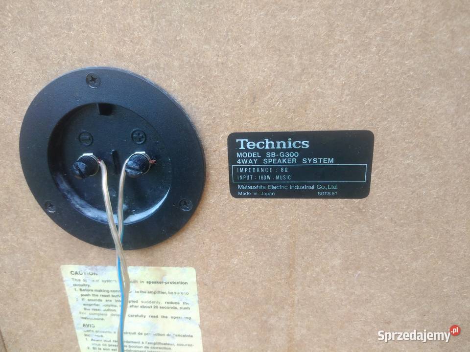 Kolumny Technics SBG300 150 watt Sochaczew
