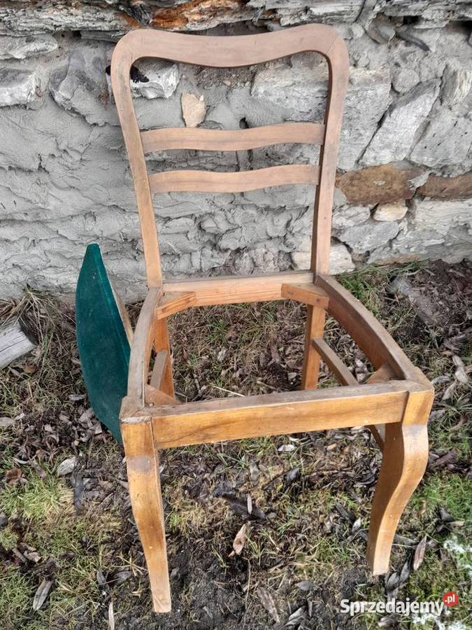 Stare krzesło fornir zabytek retro vintage do sprzedam