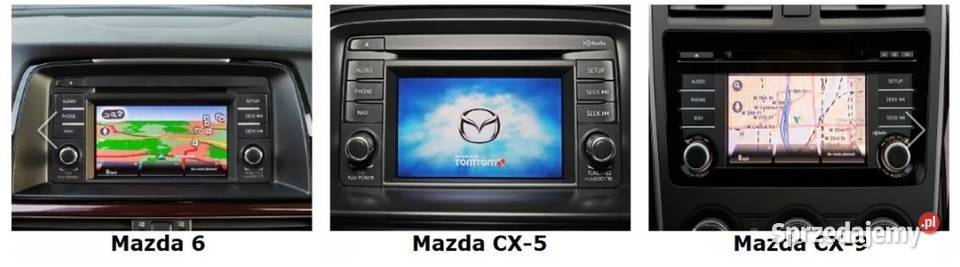 Mapa Mazda NB1 1125 TomTom 6 CX5 CX9 Karta SD Nawigacje GPS