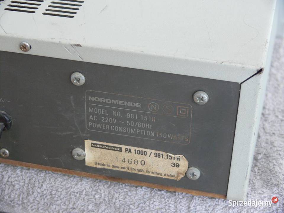 Wzmacniacz Nordmende PA1000 Vintage WYSYŁKA