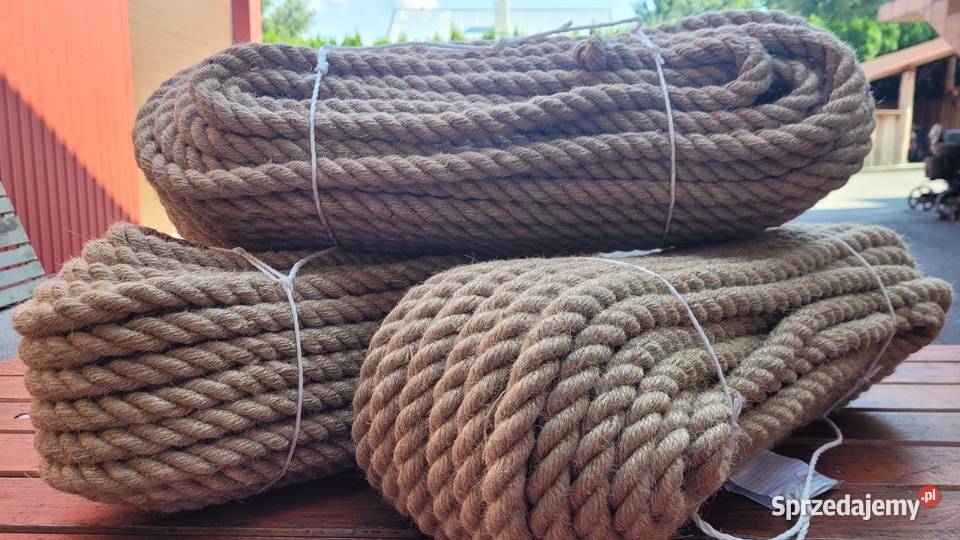 Lina jutowa 20mm 50m sznurek postronek lina Warszawa