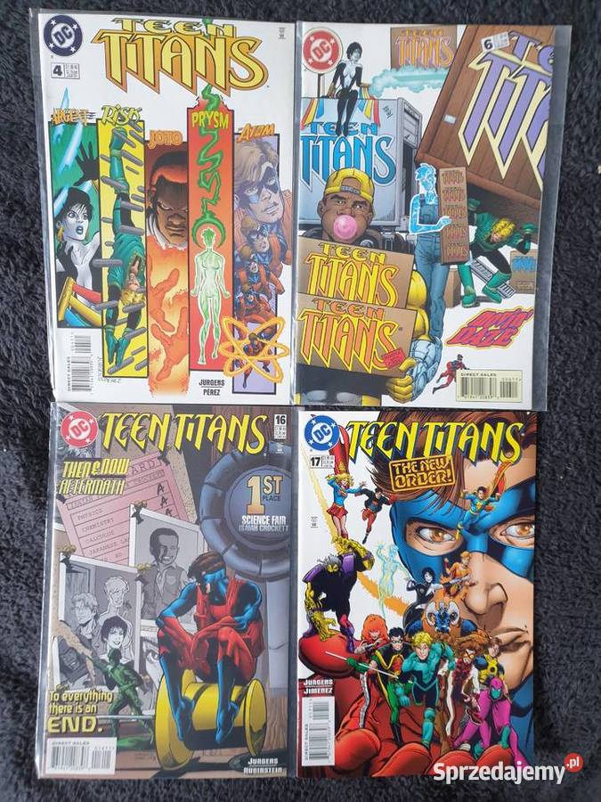 Teen Titans kolekcja 23 komiksów DC USA Amerykańskie Gdynia
