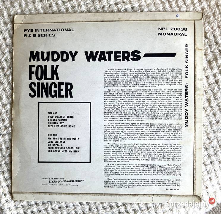 Muddy Waters Folk Singer Szczecin sprzedam