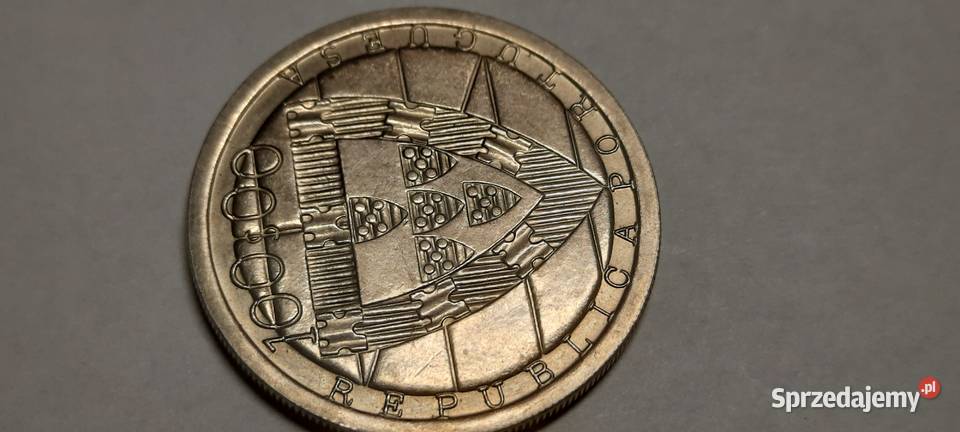 MONETA Portugalia 100 eskudos 1985 mazowieckie Warszawa
