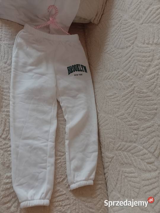 40L Shein Białe dresy z kapturem Nowe biały Kraków