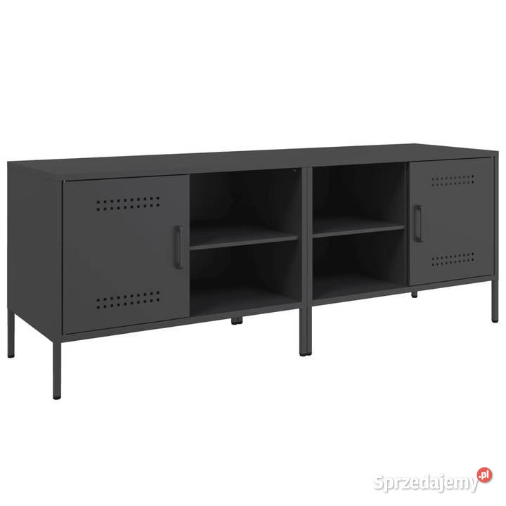 Szafki pod telewizor 2 czarne 68x39x505 stalowe Warszawa