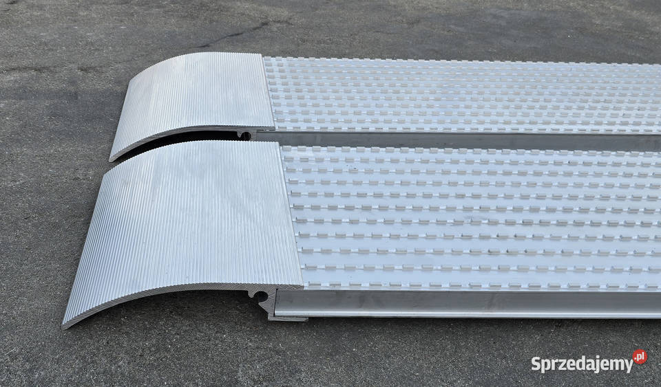Najazdy aluminiowe frezowane 2500x340x40mm mocna dostawcze Pozostałe Lubanie