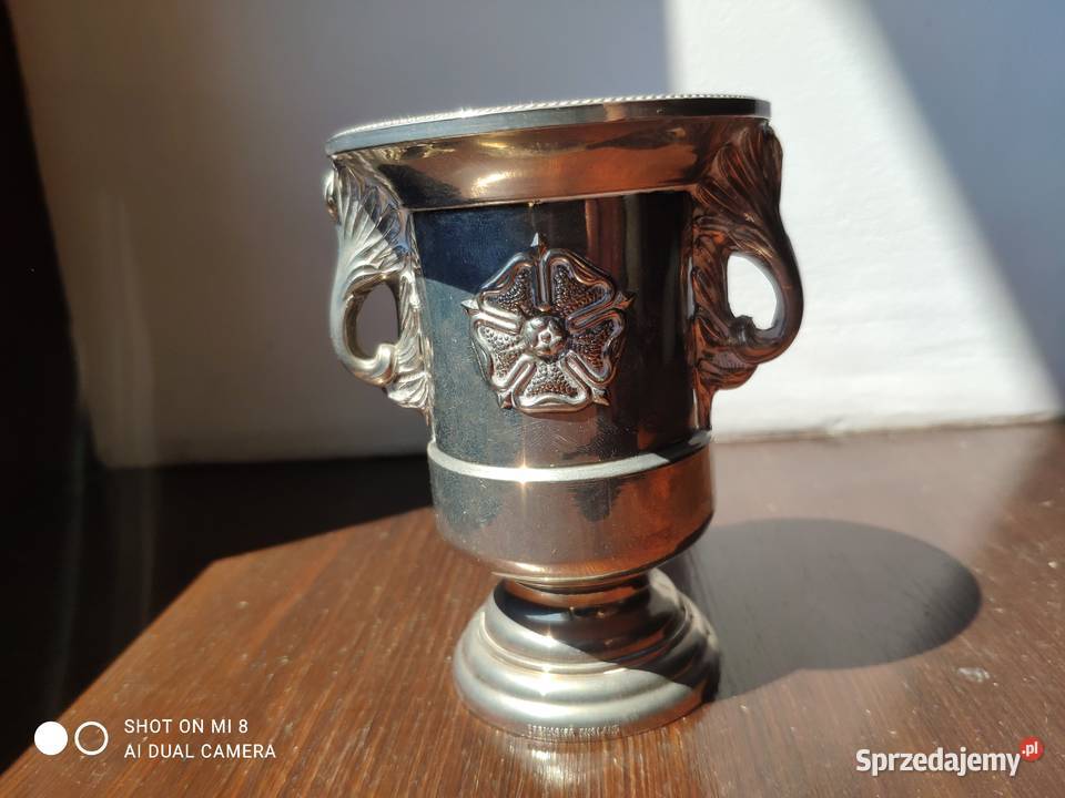 Stary cynowy cynkalowy dzbanek flakon Kraków sprzedam