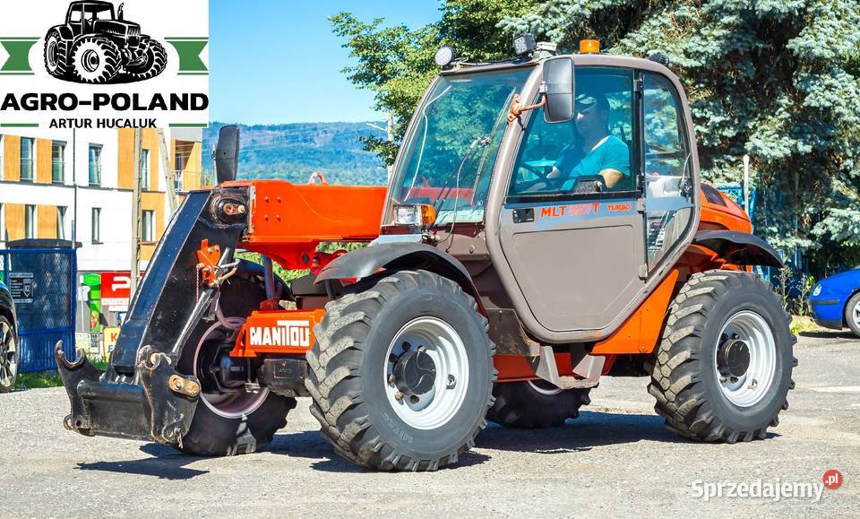 Ładowarka teleskopowa MANITOU MLT 627 T 2010 Dźwigi, podnośniki Kudowa-Zdrój sprzedam