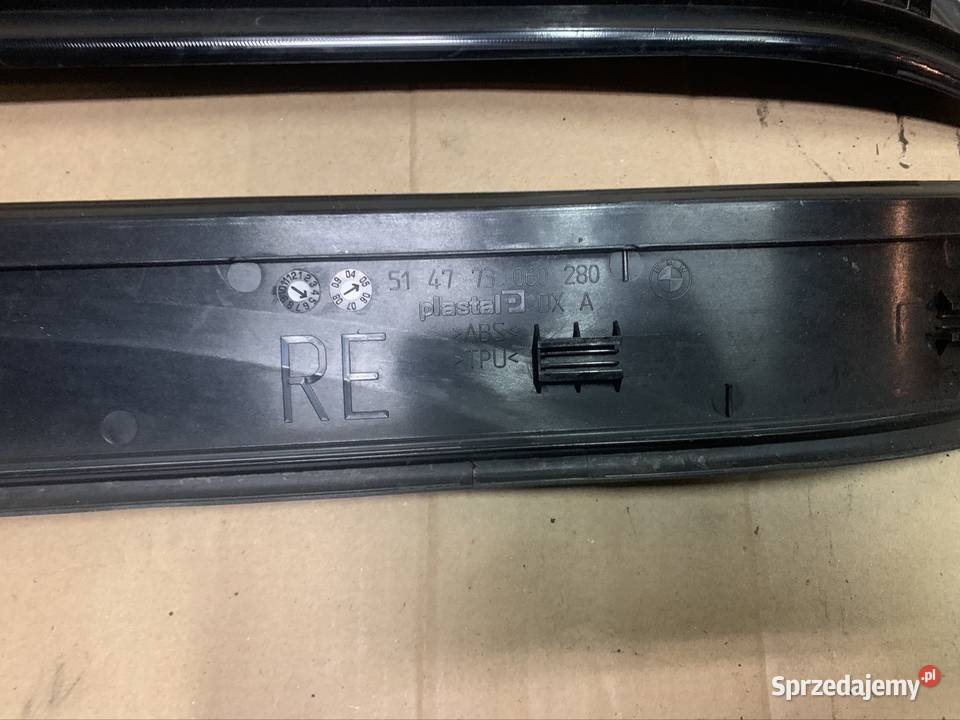 Listwa progowa przód tył lewa prawa bmw 3 e90 Osłony i zaślepki Szczecin