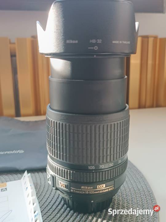 OBIEKTYW NIKON NIKKOR AFS 18105mm ED VR DX sprzedam