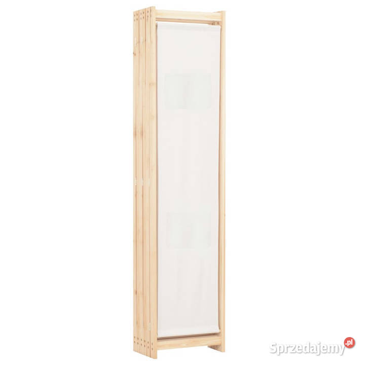 Parawan 6panelowy kremowy 240 x 170 x 4 tkanina sprzedam