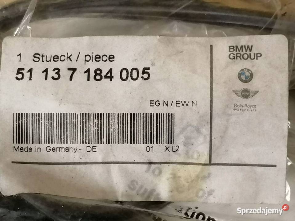 BMW E90 E91 USZCZELKA LEWA LISTWY SZYBY CZOŁOWEJ Pleszew sprzedam