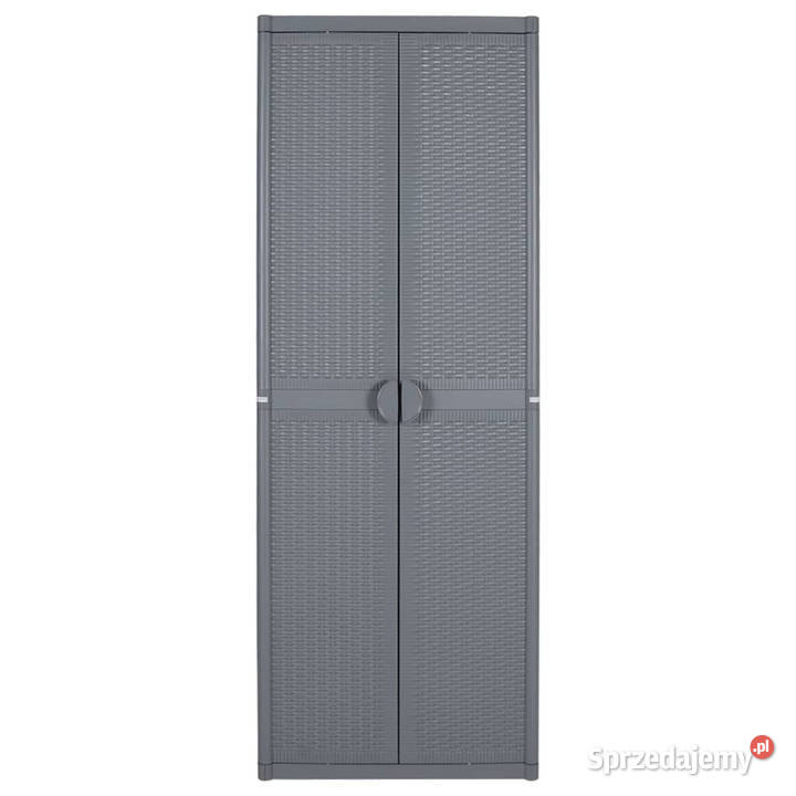 Szafa ogrodowa szara 65x45x172 rattan PP mazowieckie sprzedam