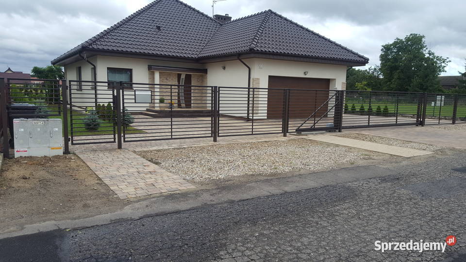 Brama przesuwna 400x150 ogrodzenia bramy Kalisz