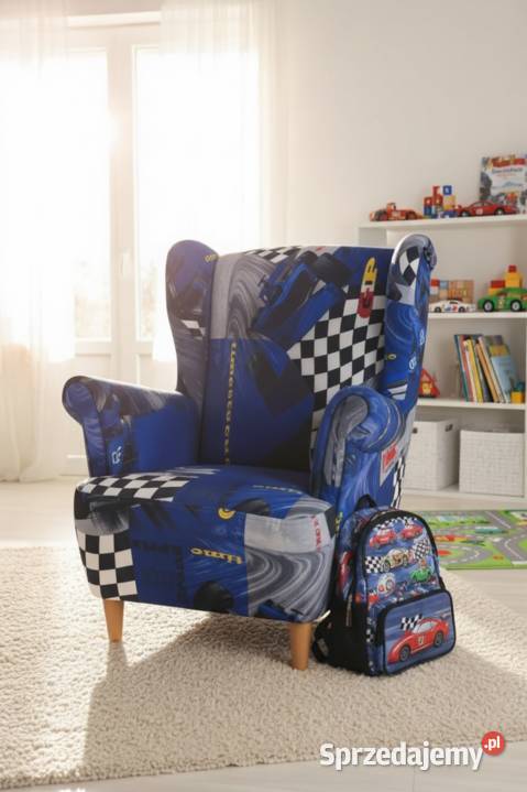 Fotel Uszak Mini Wzorzysty Chłopca Różne Kolory Tarchały Małe sprzedam