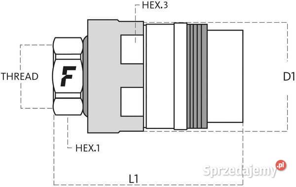 Szybkozłącze gniazdo FHV16114GASF Kamionna sprzedam