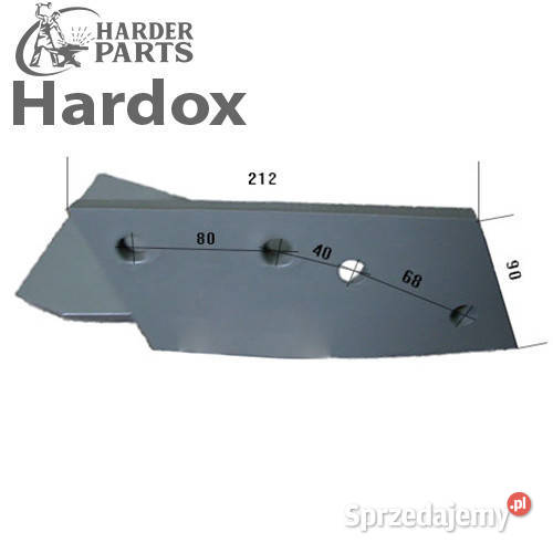 Wspornik HARDOX 84289L części do pługa OVERUM Suwałki