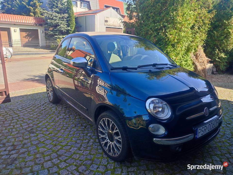 Fiat 500 Cabrio 12 benzyna 69 2013 r 113000km Środa Wielkopolska sprzedam
