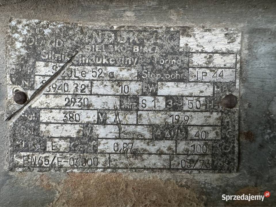 Silnik 10kw 3fazowy Bełchatów