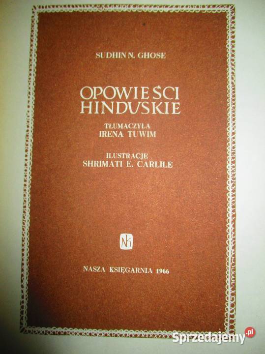Opowieści hinduskie Ghose Puszkin Porazińska łódzkie
